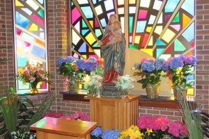 Mary Statue Easter 2014
